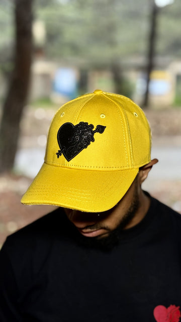 Casquette Jaune Noir
