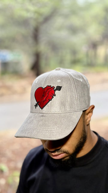 Casquette Gris Rouge