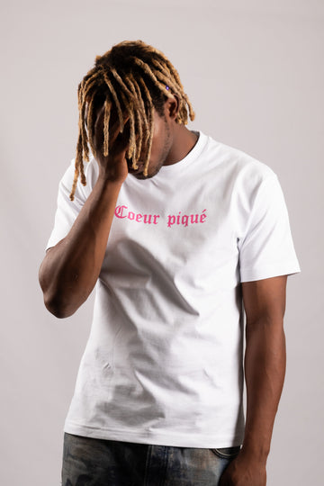 Tee-shirt Ange Blanc Rose