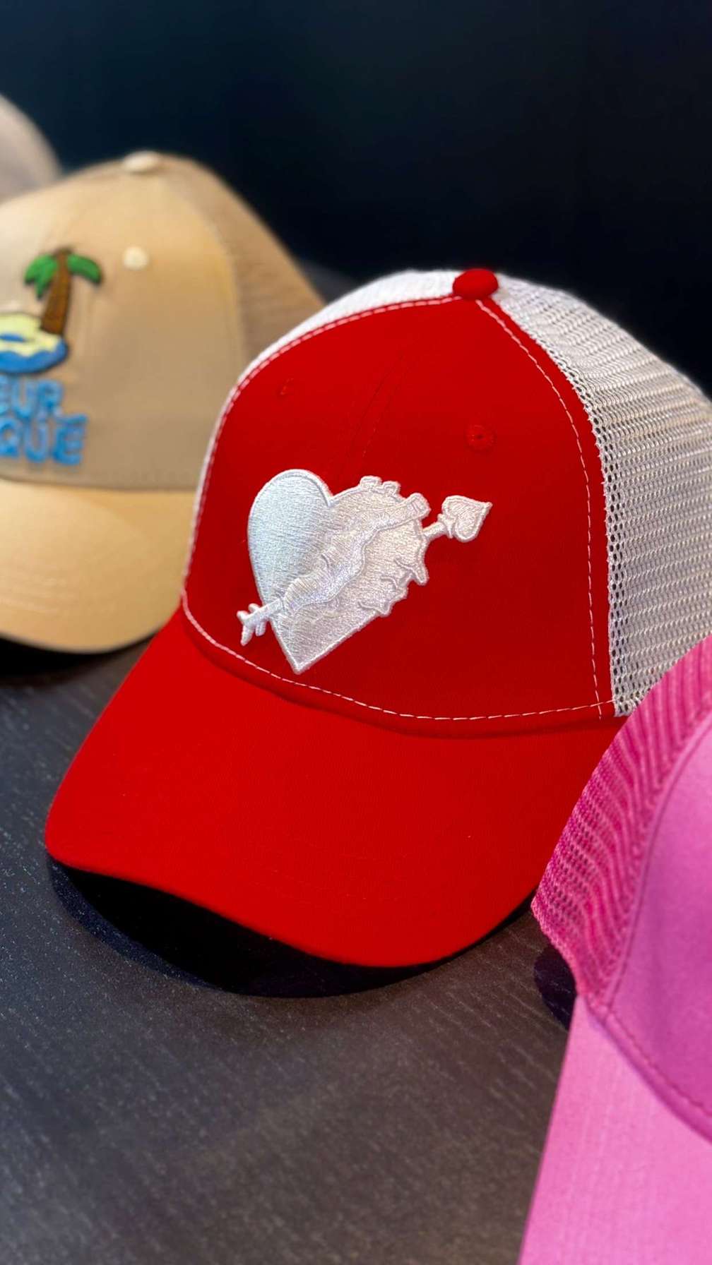 SnapBack Rouge Blanc
