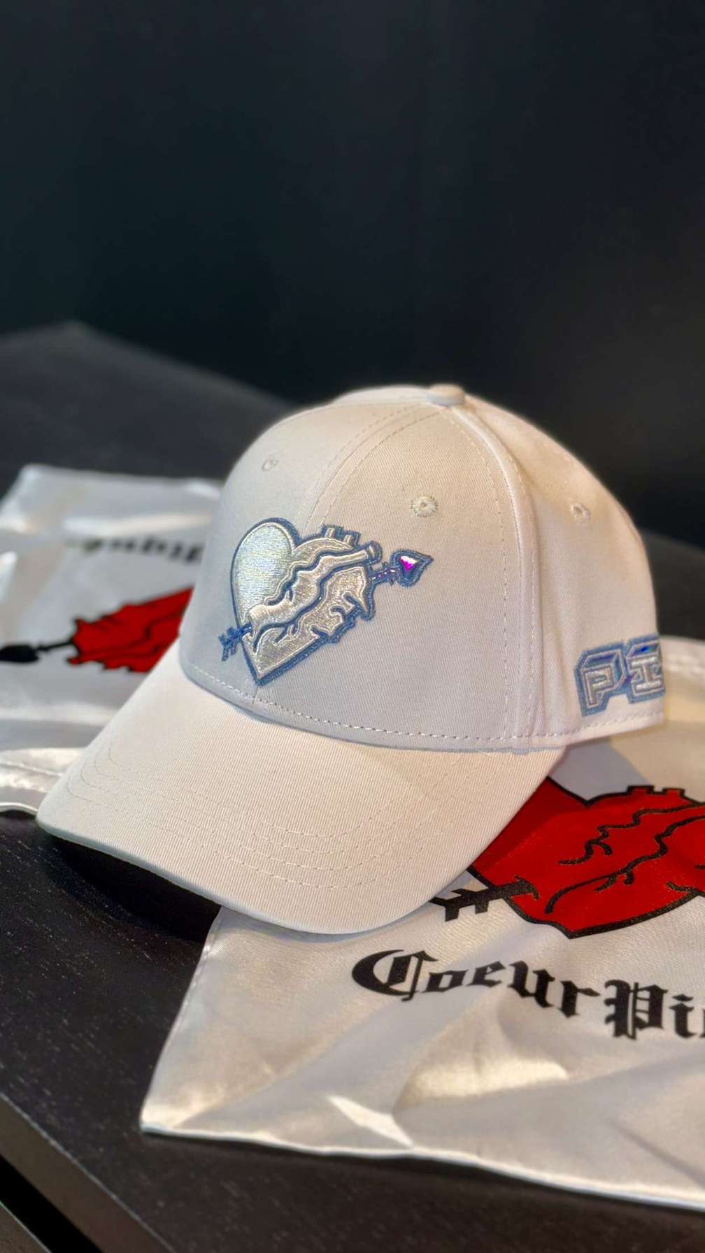 Casquette Blanc Bleu