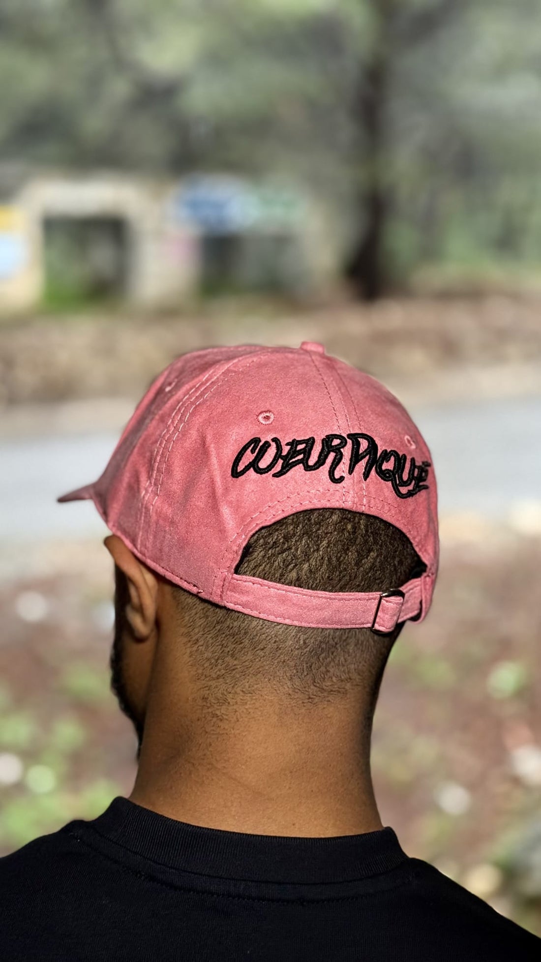 Casquette Rose Noir