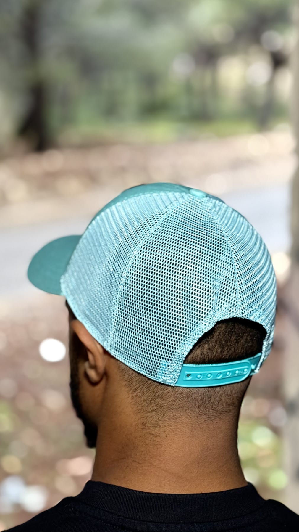 Casquette Palmier Bleu