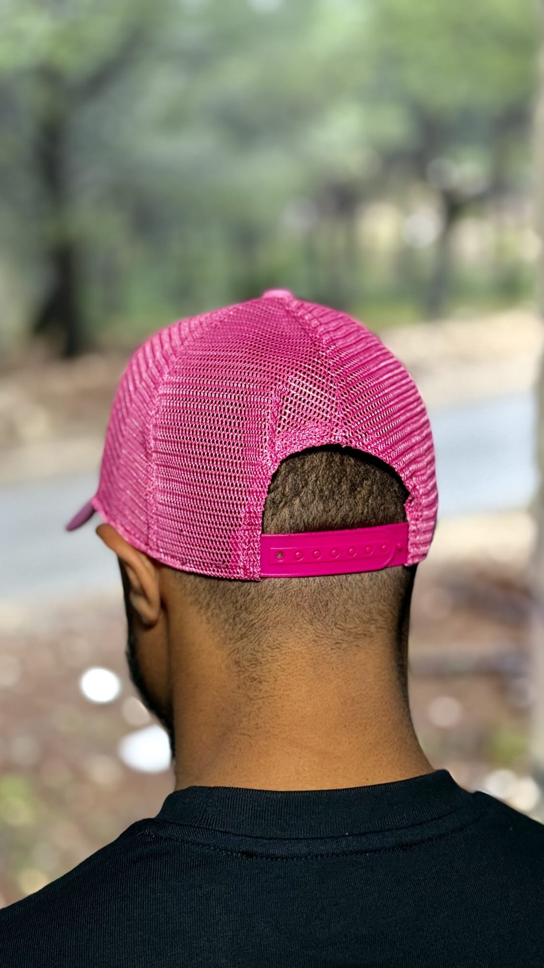 Casquette Palmier Rose