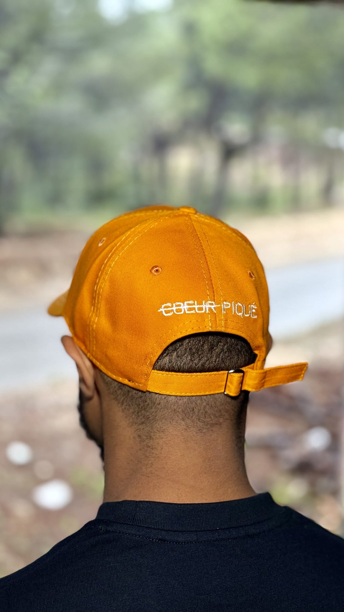 Casquette Jaune Blanc