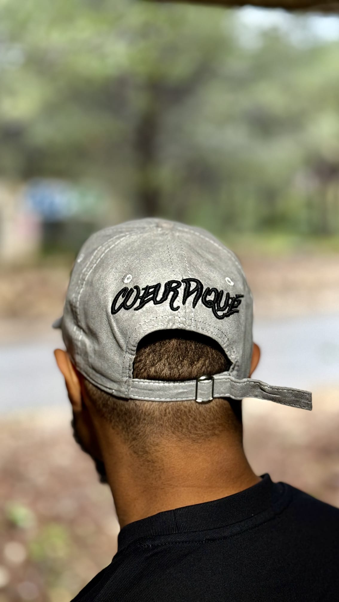Casquette Gris Rouge