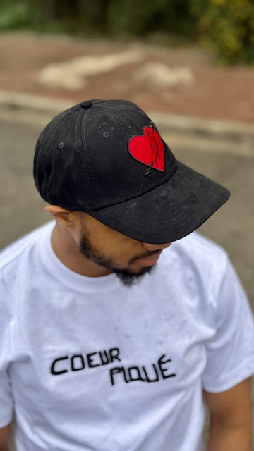 Casquette Noir Rouge