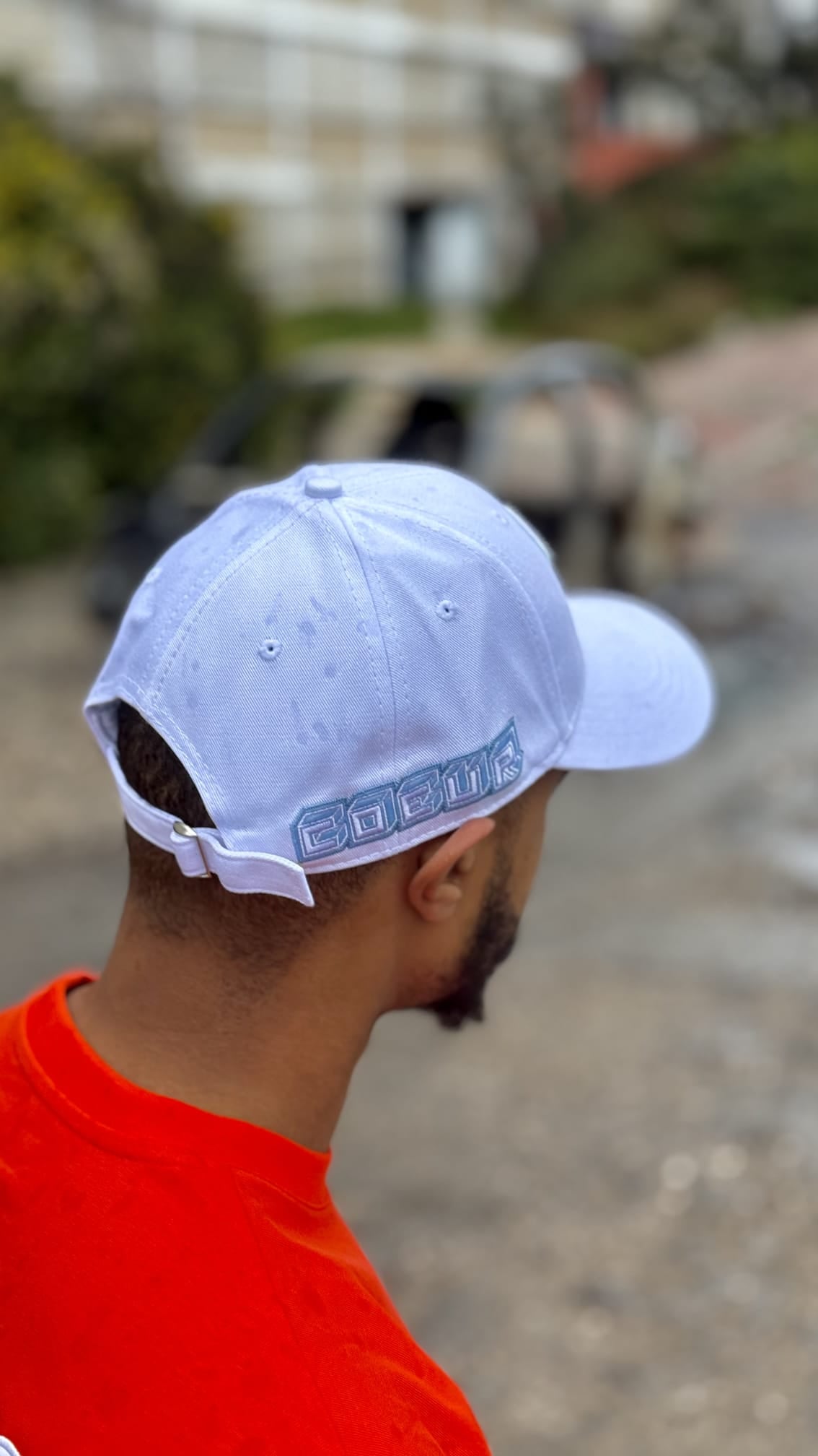 Casquette Blanc Bleu