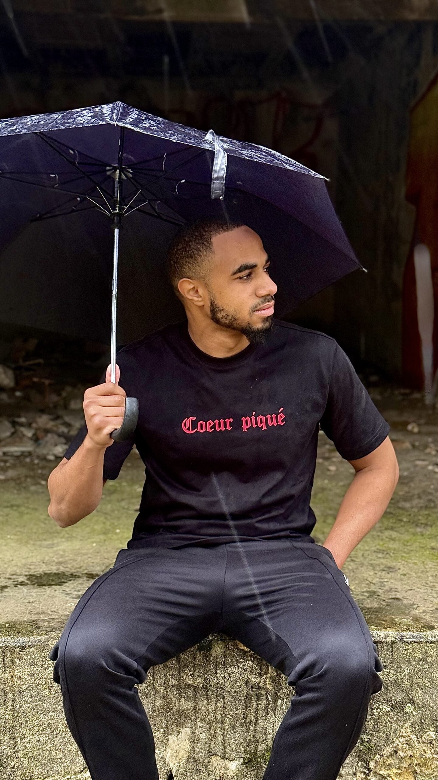 Tee-shirt Ange Noir