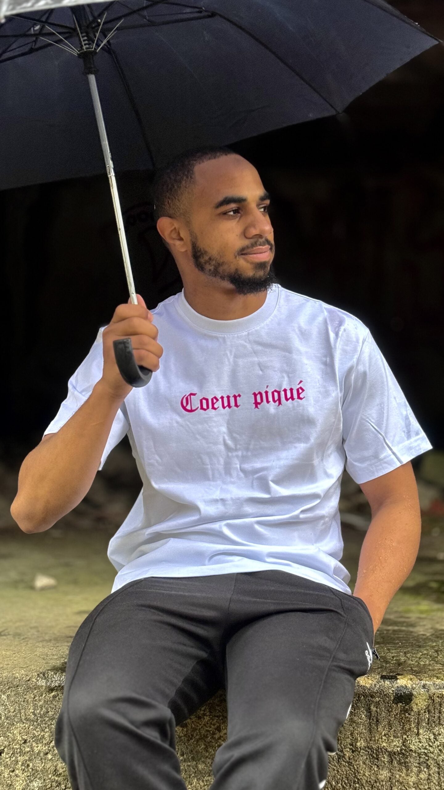 Tee-shirt Ange Blanc Rose